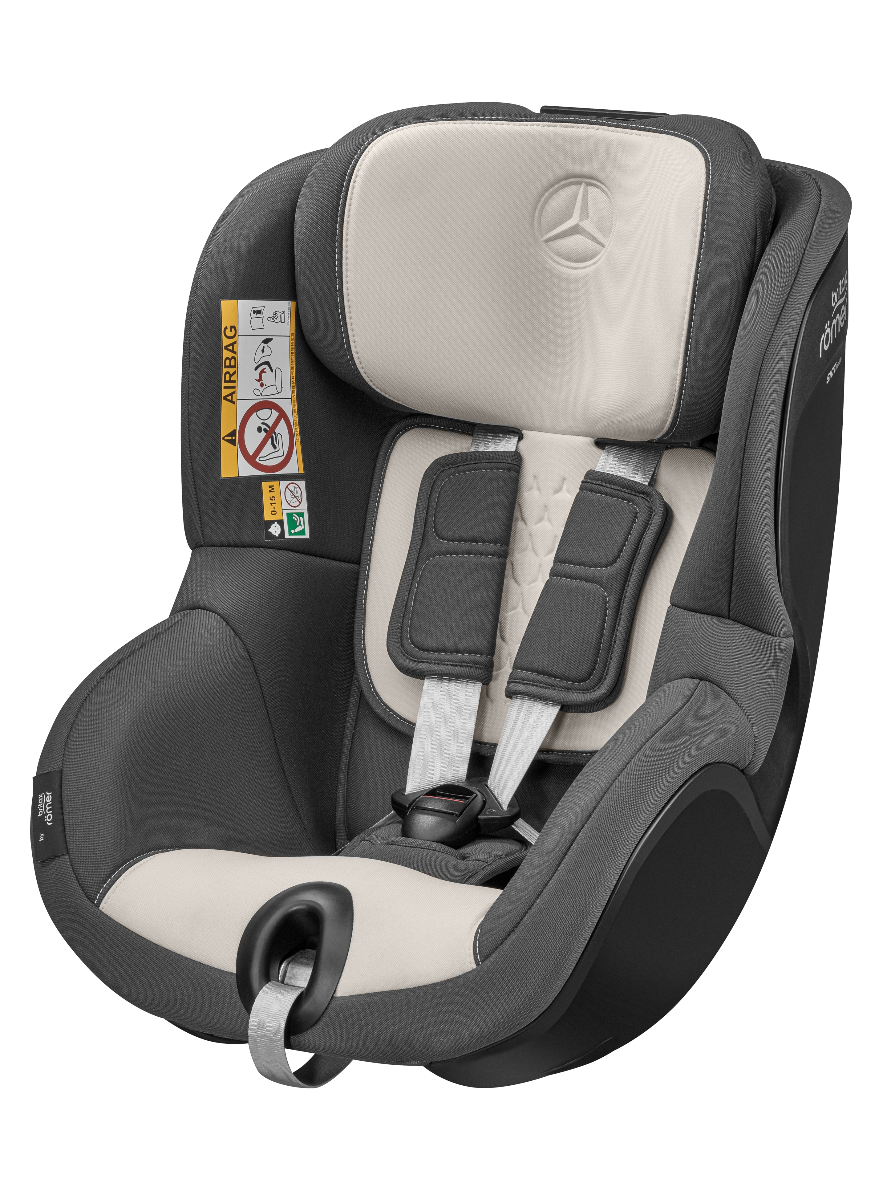Kindersitz DUALFIX, 3 i-Size, ECE - anthrazit / beige