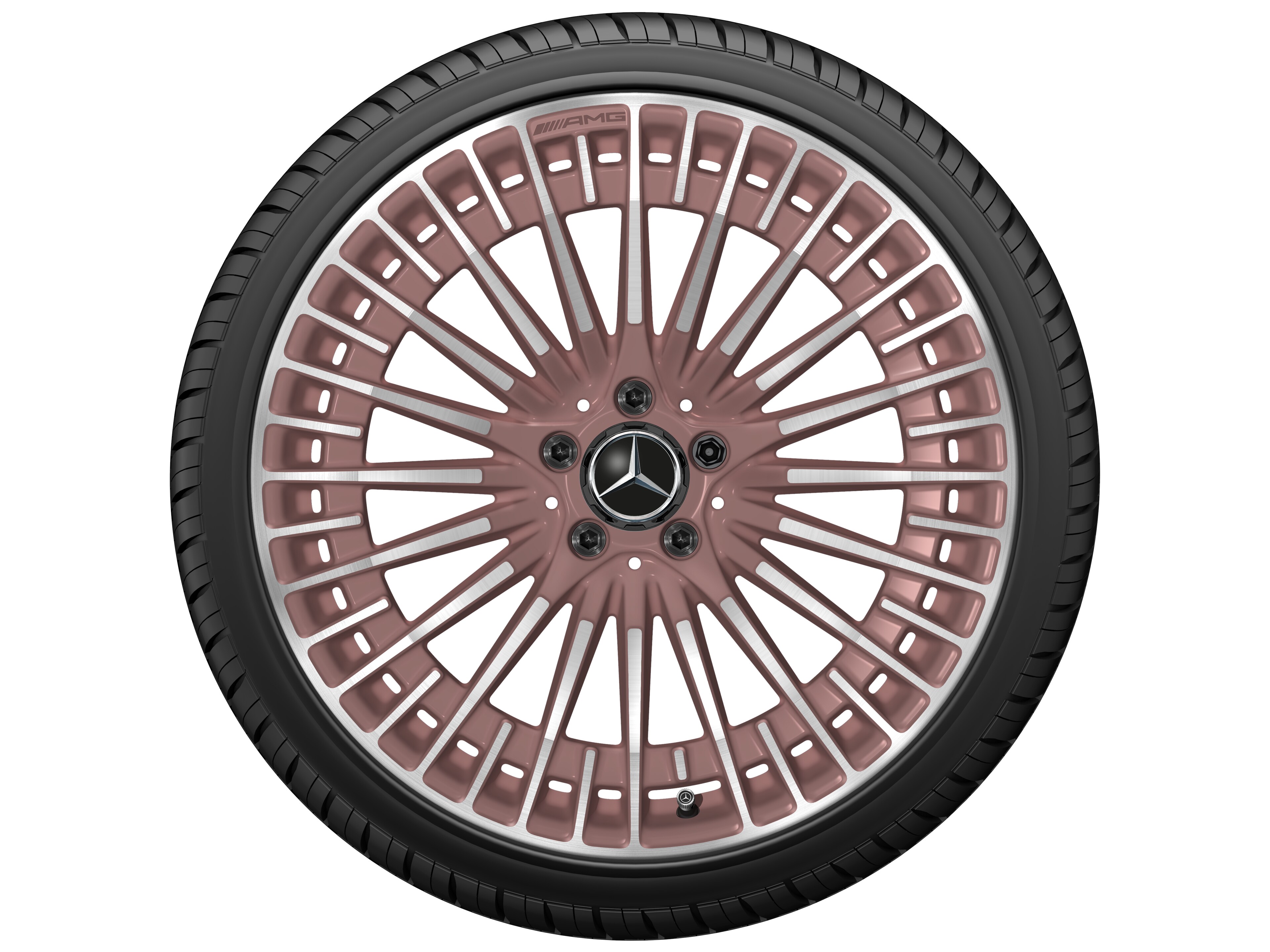 AMG Vielspeichen-Rad, 50,8 cm (20 Zoll) - 8,5 J x 20 ET 50,5, kupferfarben