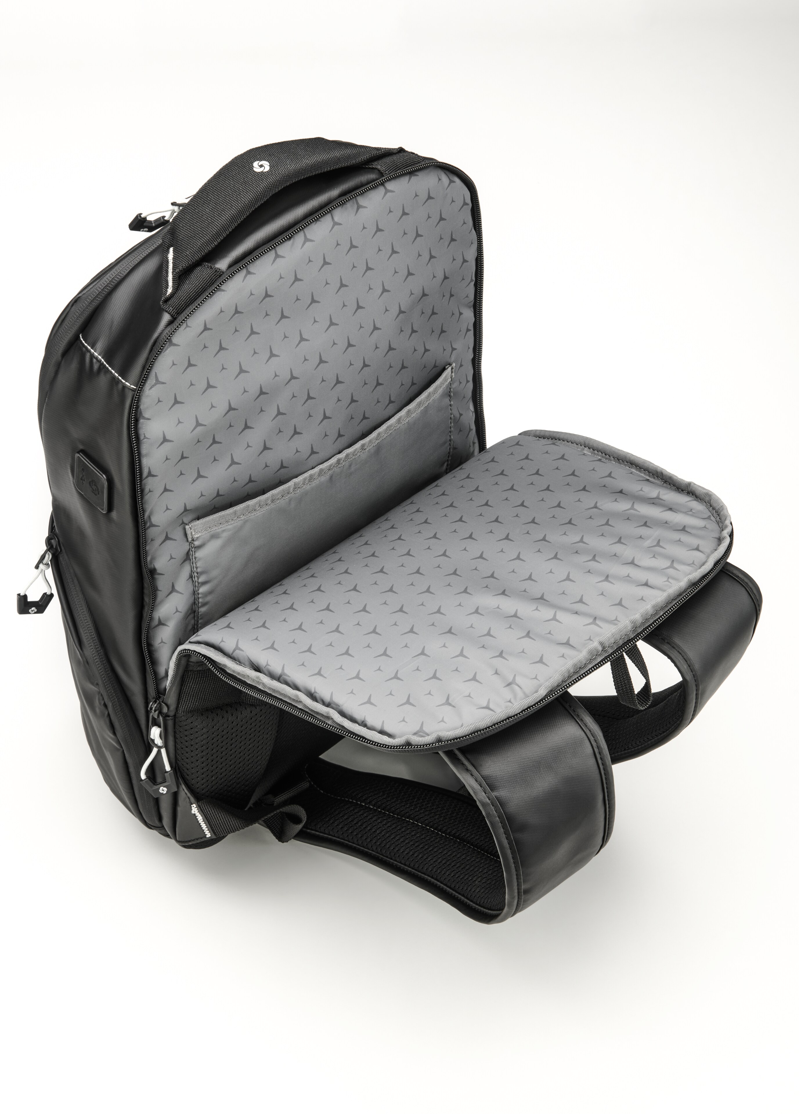 Rucksack - schwarz, Polyamid (recycelt) / Polyester, Samsonite