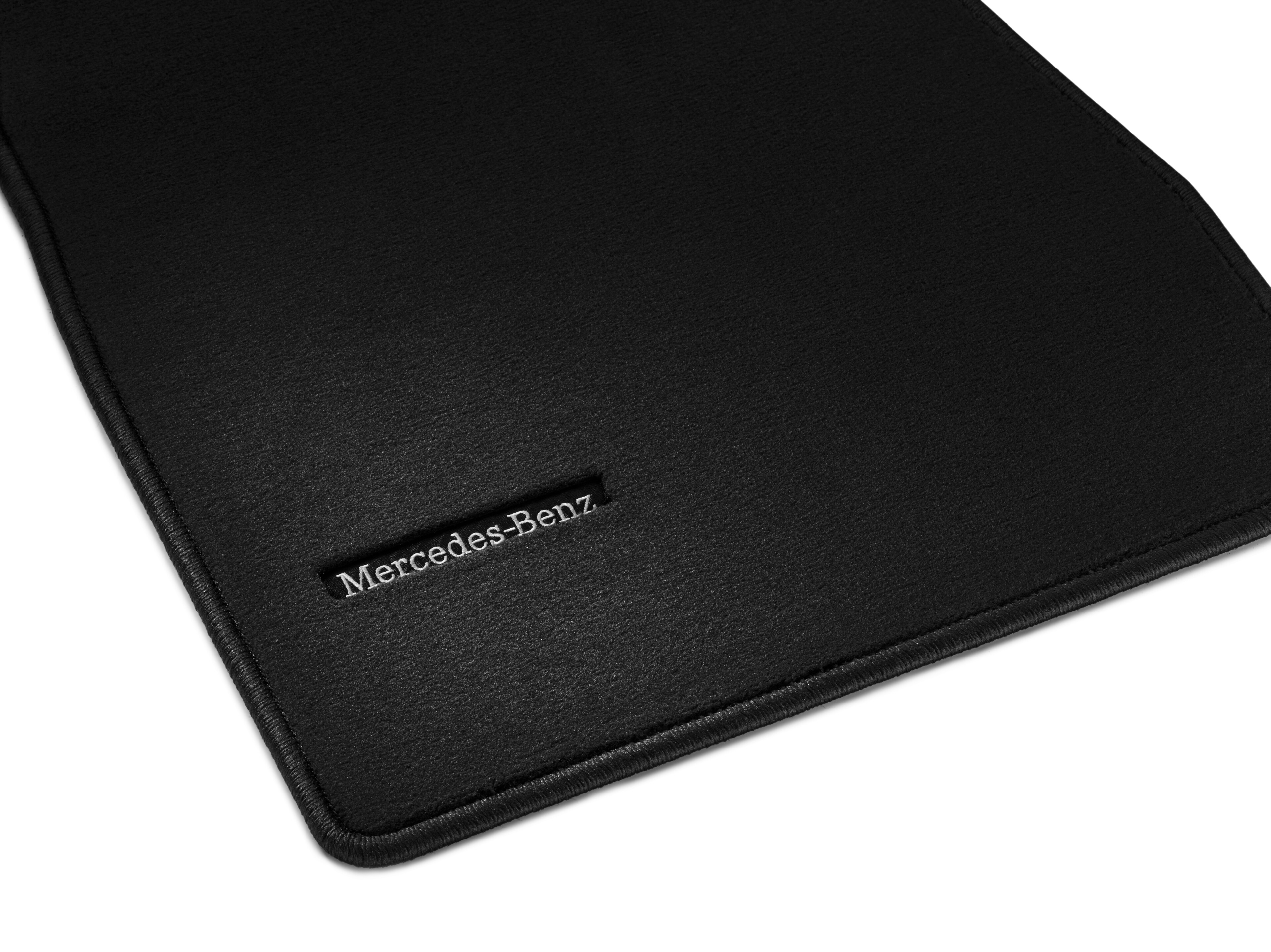Veloursmatten, CLASSIC, Satz, 4-teilig - LL, schwarz