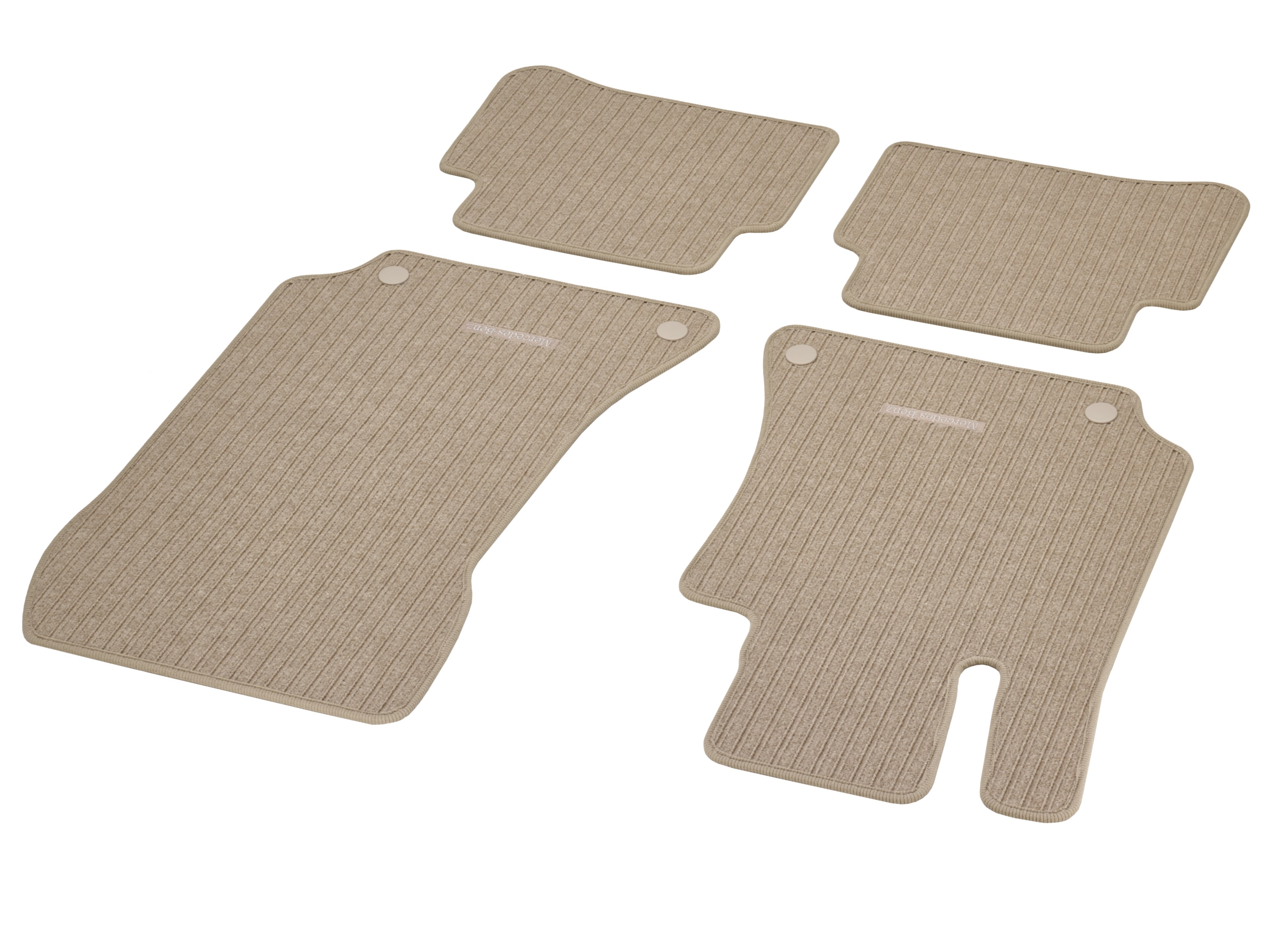 Ripsmatten, CLASSIC, Satz, 4-teilig - LL, seidenbeige