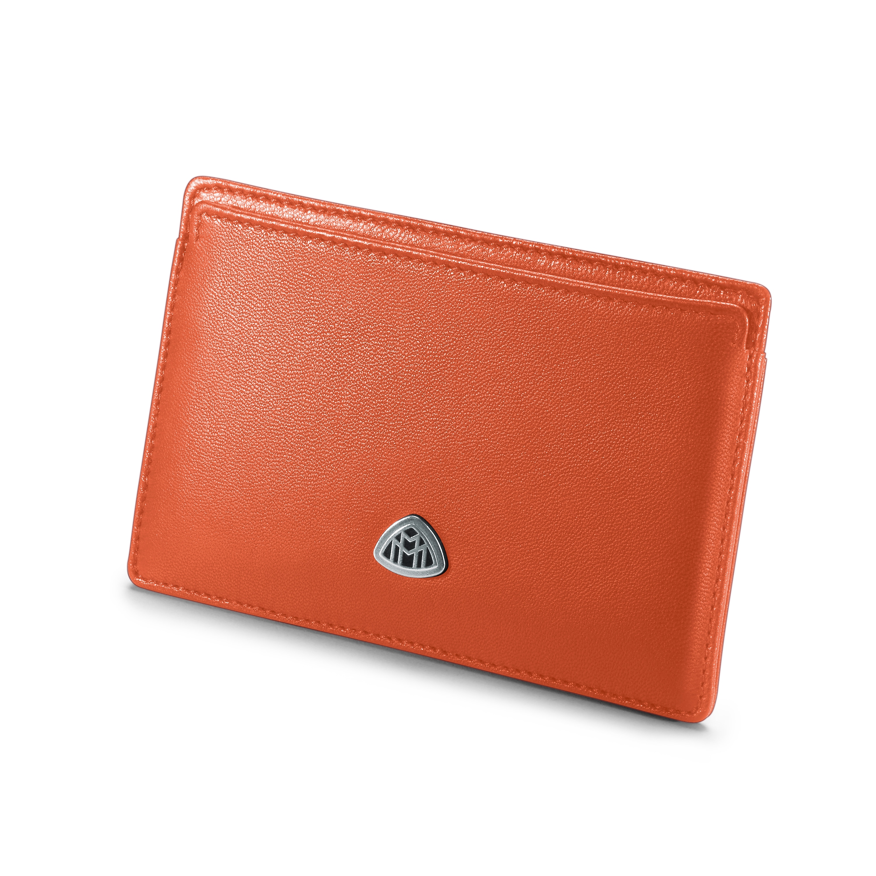Kreditkartenetui, Mercedes-Maybach - orange, Leder