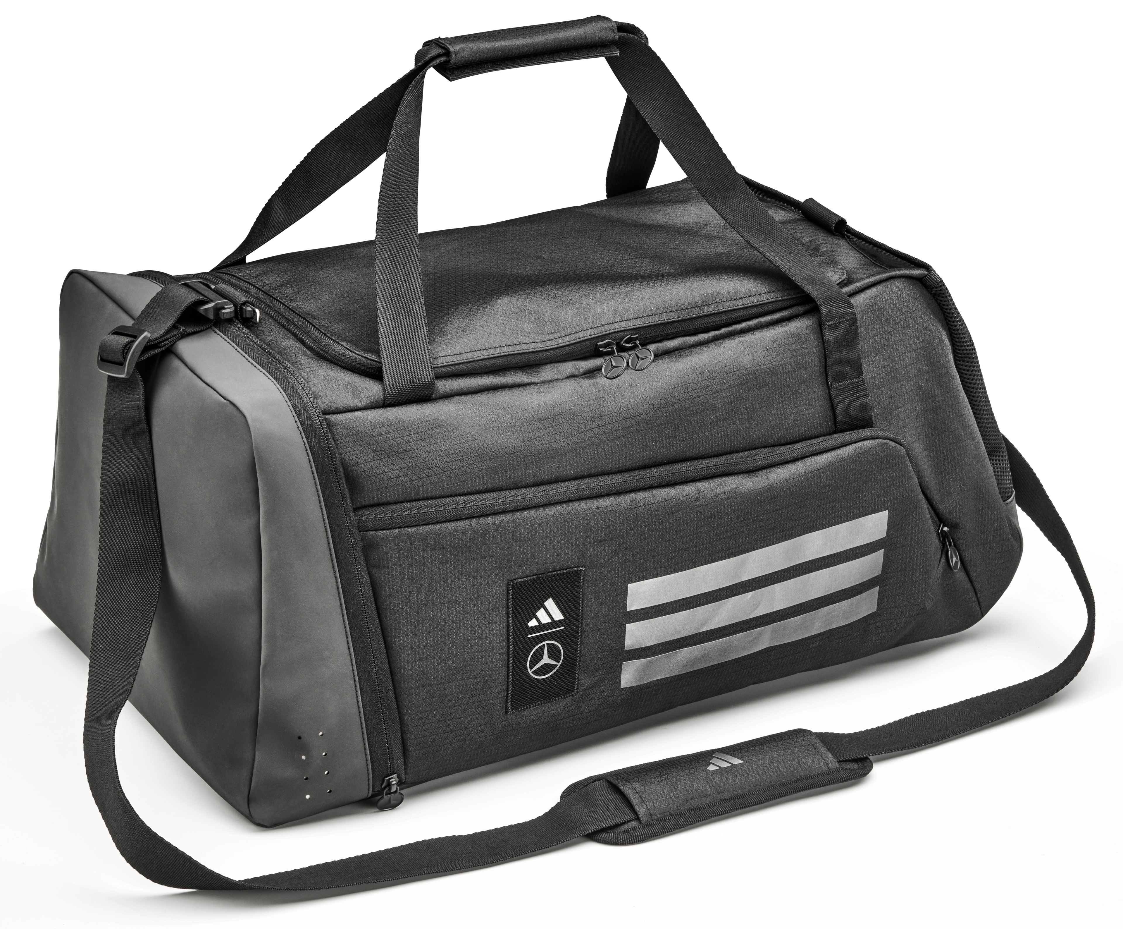 Sporttasche - schwarz, Polyester (recycelt), adidas