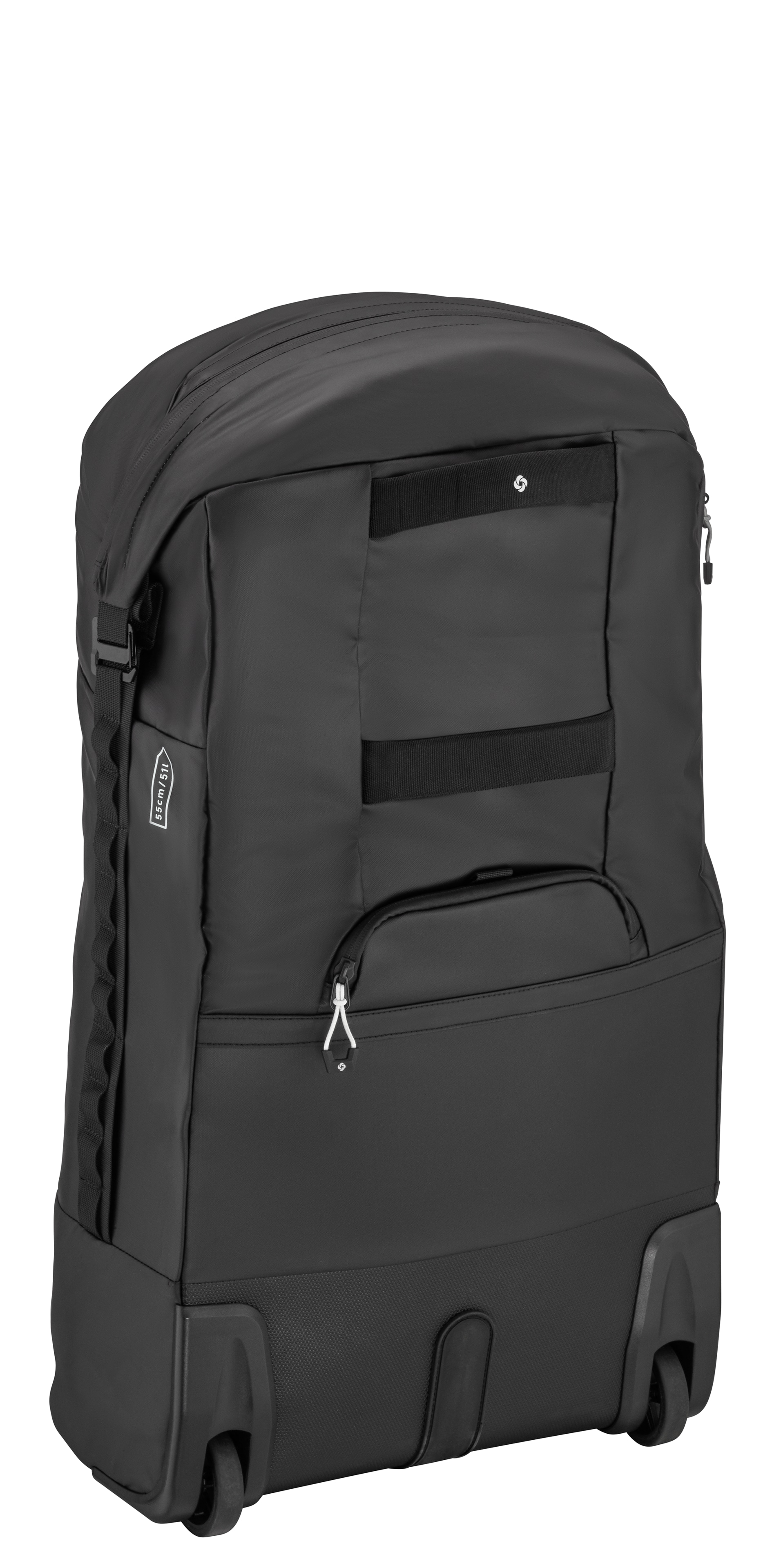 Trolleytasche, faltbar - schwarz, Polyamid (recycelt) / Polyester, Samsonite