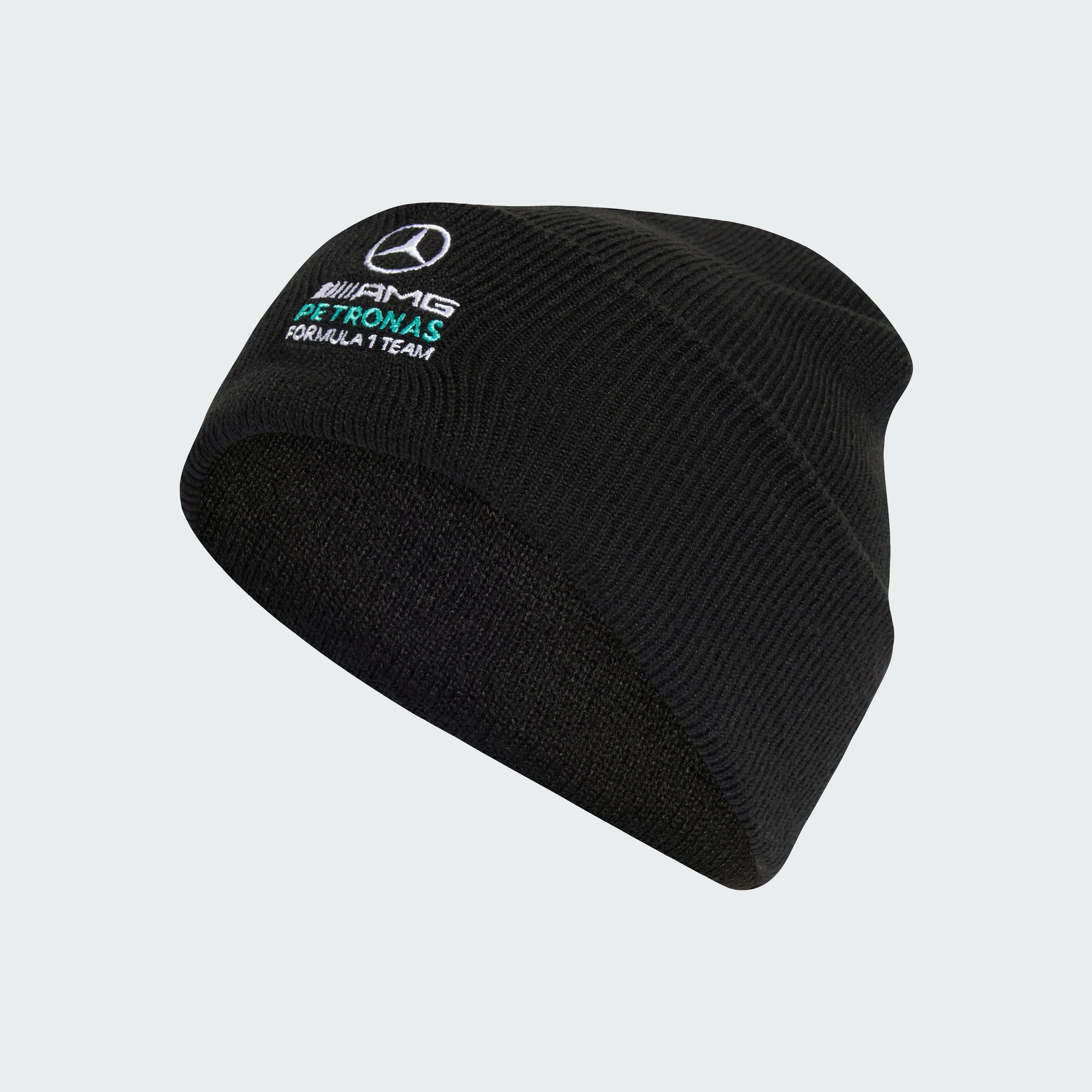 Strickmütze, Mercedes-AMG F1 - schwarz, Polyacryl