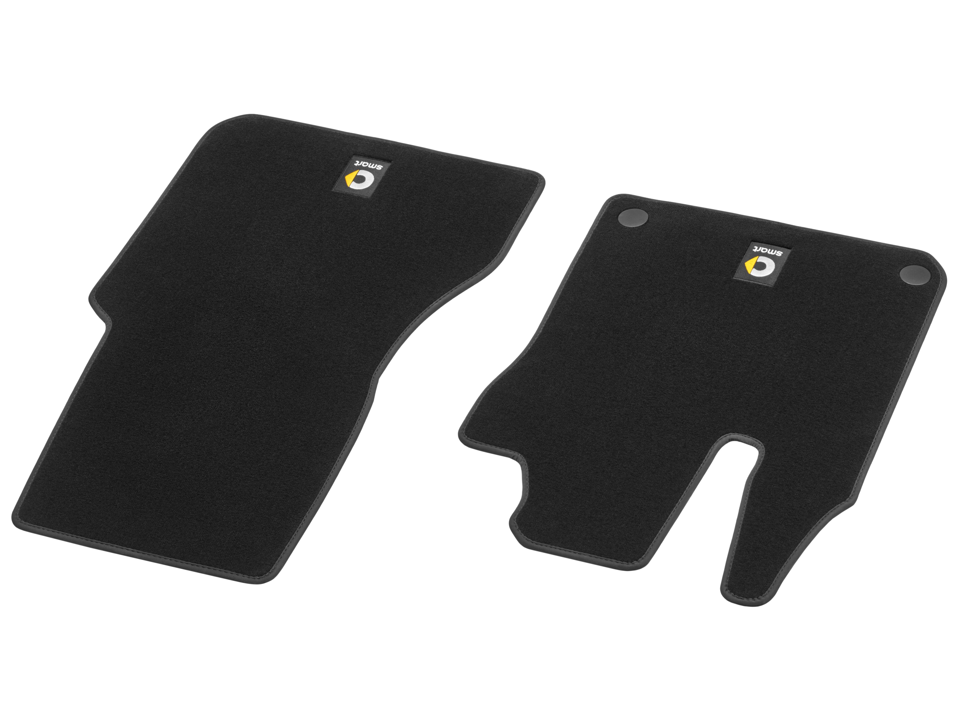 Veloursmatten, Fahrer-/Beifahrermatte, 2-teilig - LL, schwarz