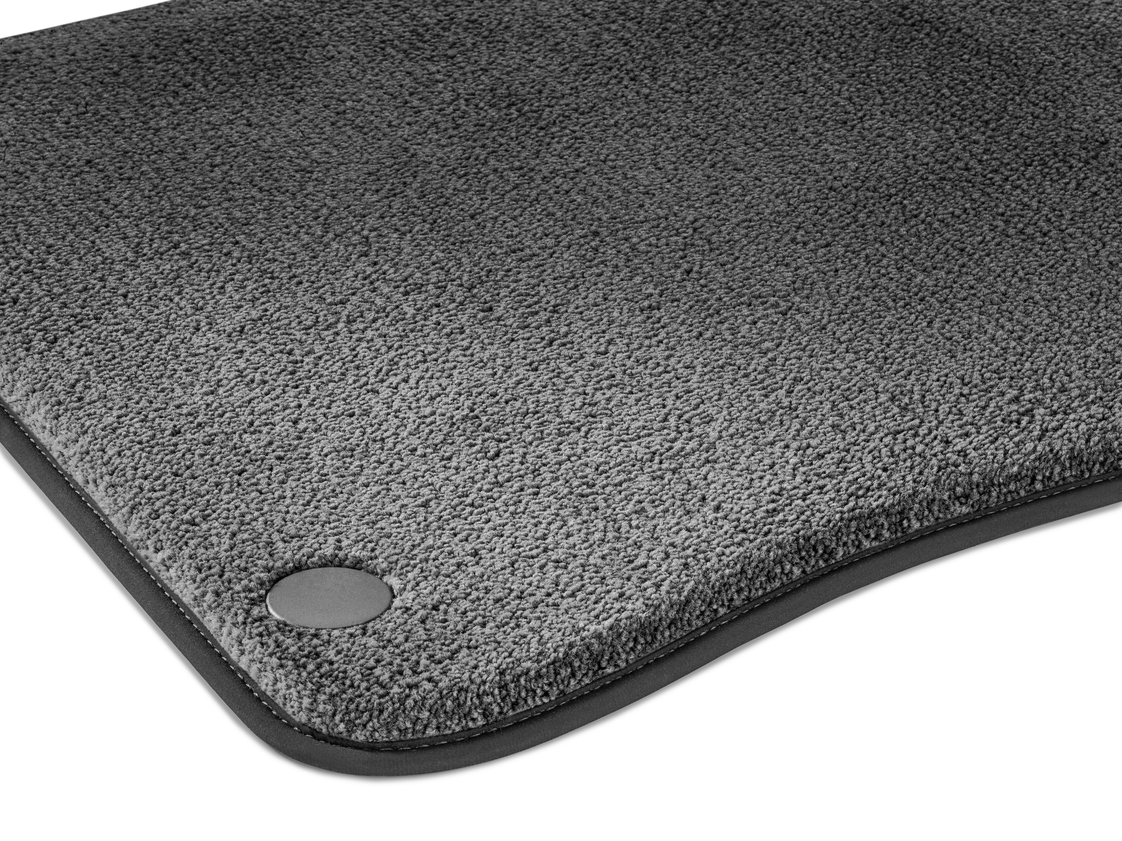 Veloursmatten, EXCLUSIV, Fond mit Kardantunnelmatte, 3-teilig, mit Code 864 - LL/RL, magmagrau