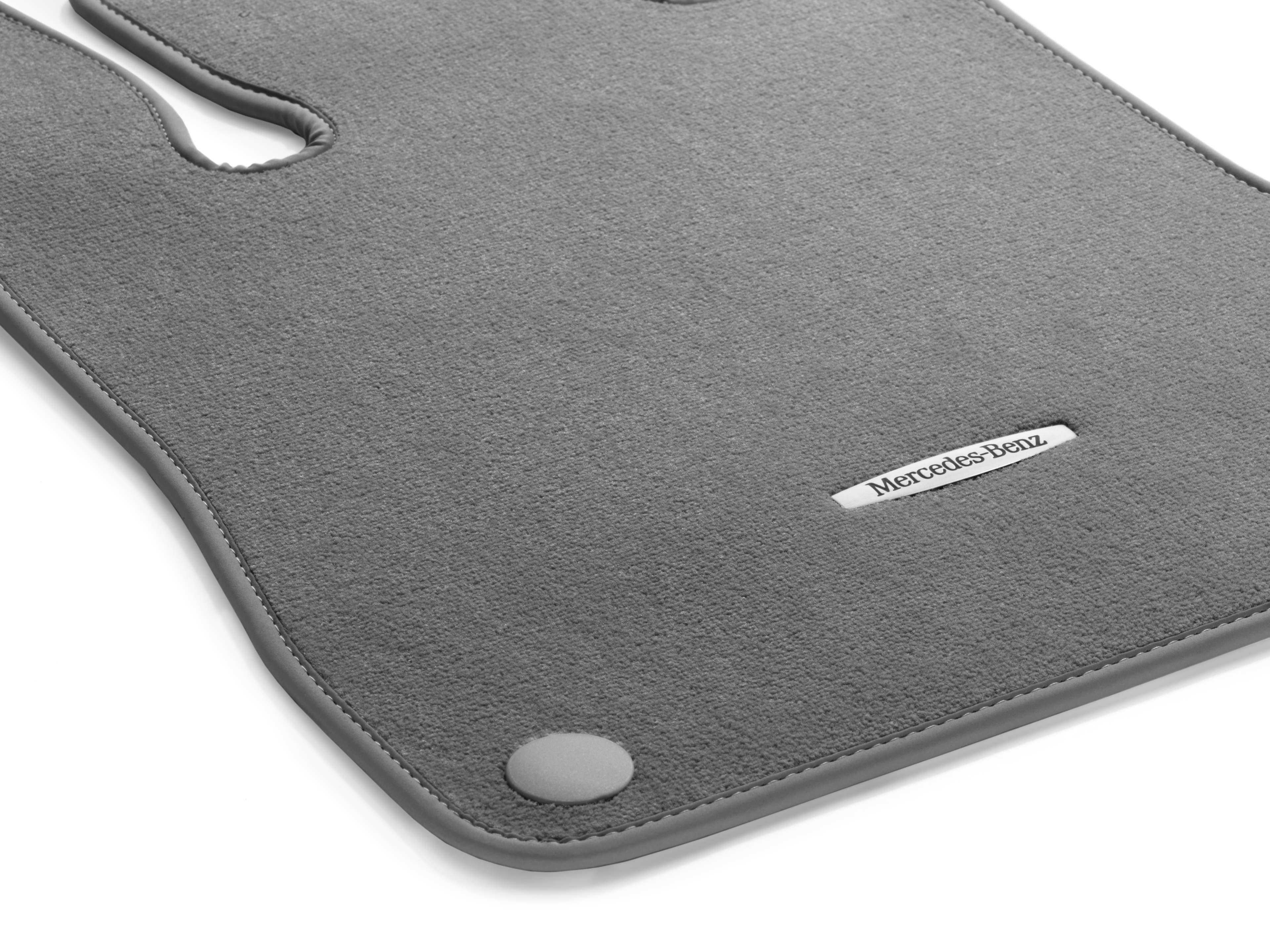 Veloursmatten, CLASSIC, Satz, 2-teilig - RL, flanellgrau