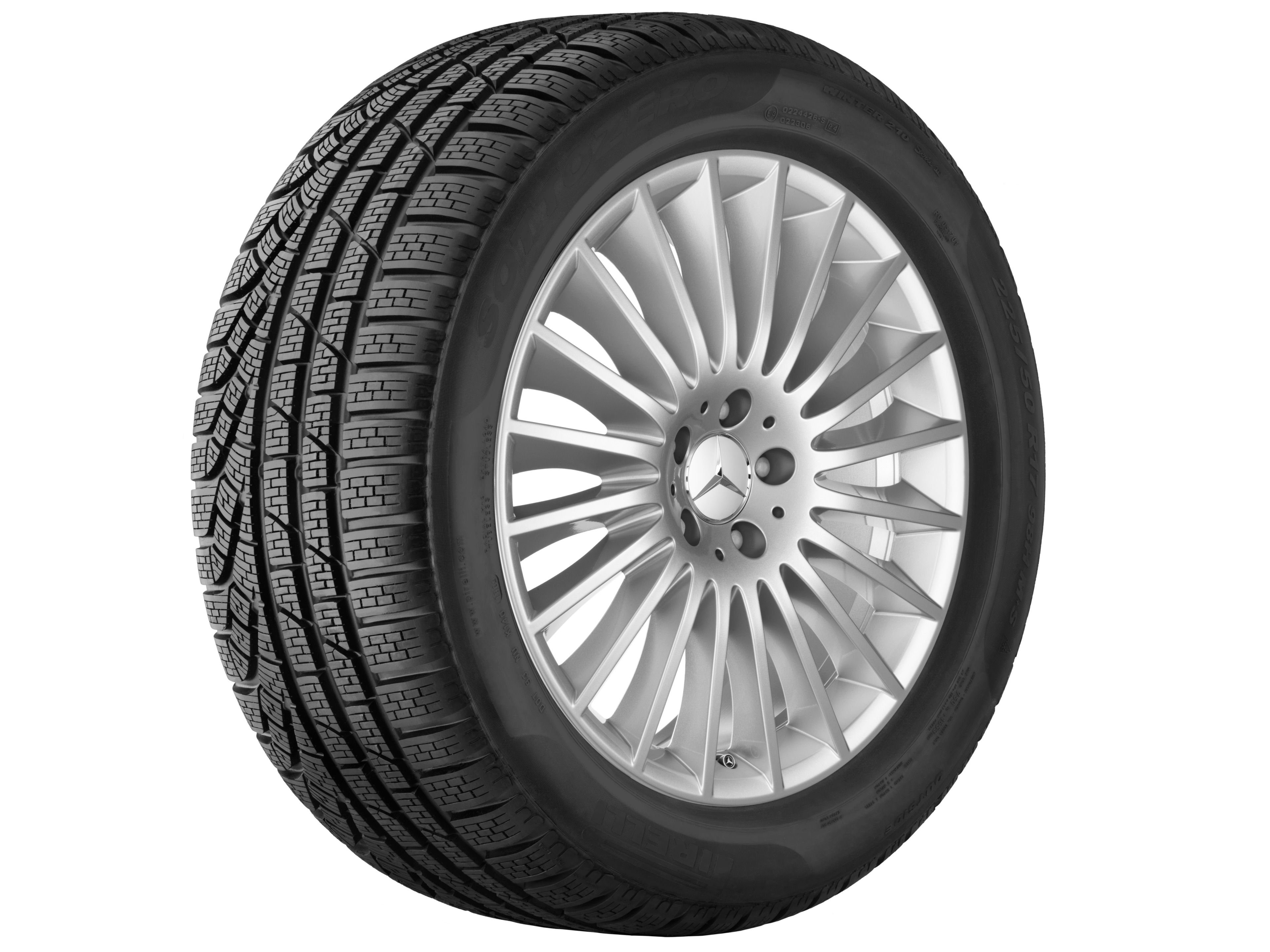 Vielspeichen-Rad - 245/45 R19 XL 102T, 8,5 J x 19 ET 36