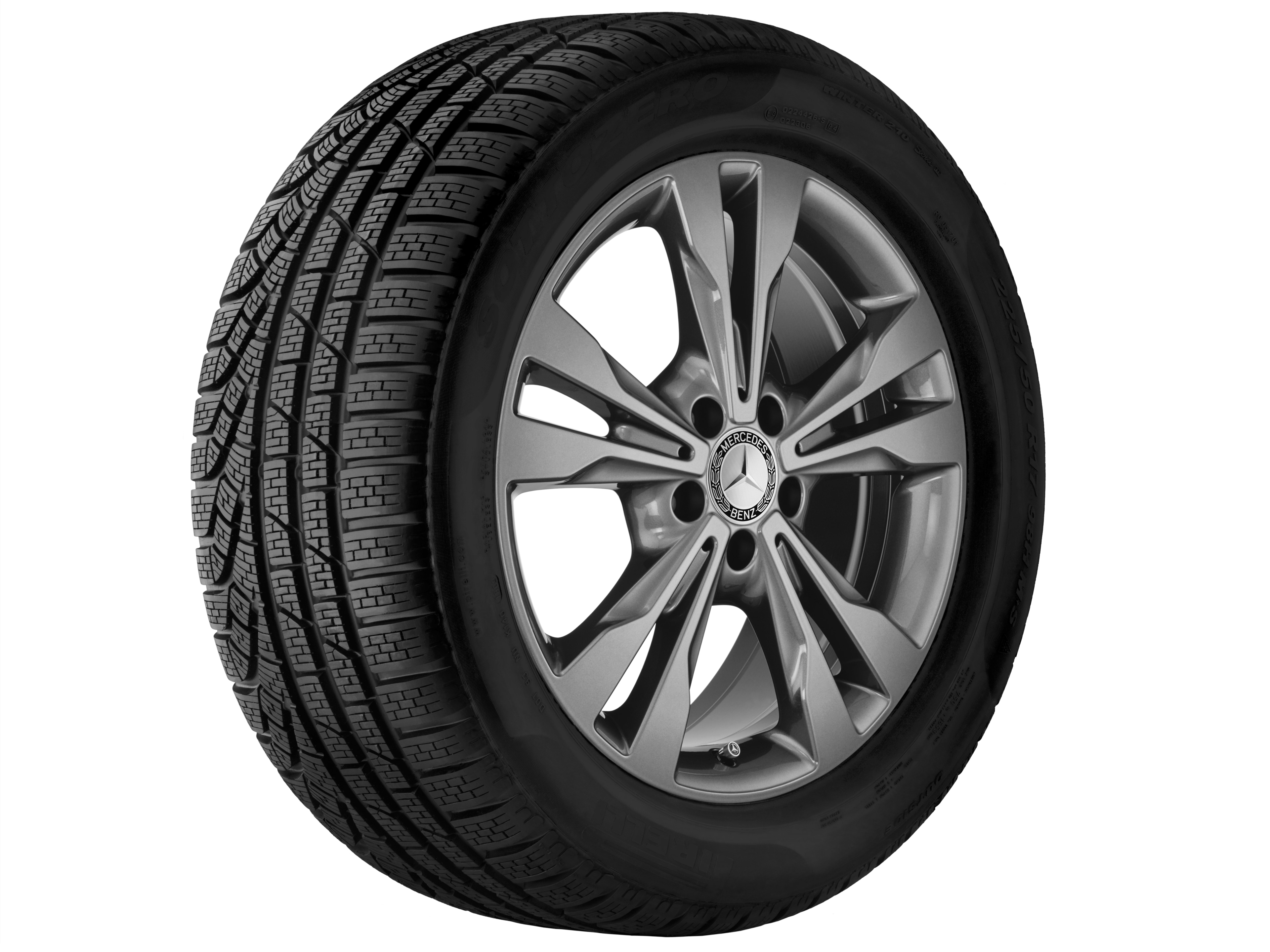 5-Doppelspeichen-Rad, 45,7 cm (18 Zoll) - 7,5 J x 18 ET 52, tremolit-metallic, lackiert