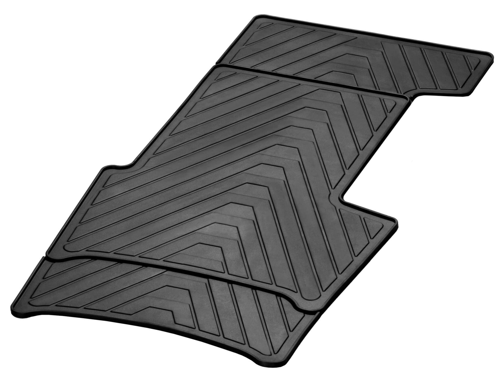 Allwettermatten, Mittelmatte, 1-teilig - LL/RL, schwarz