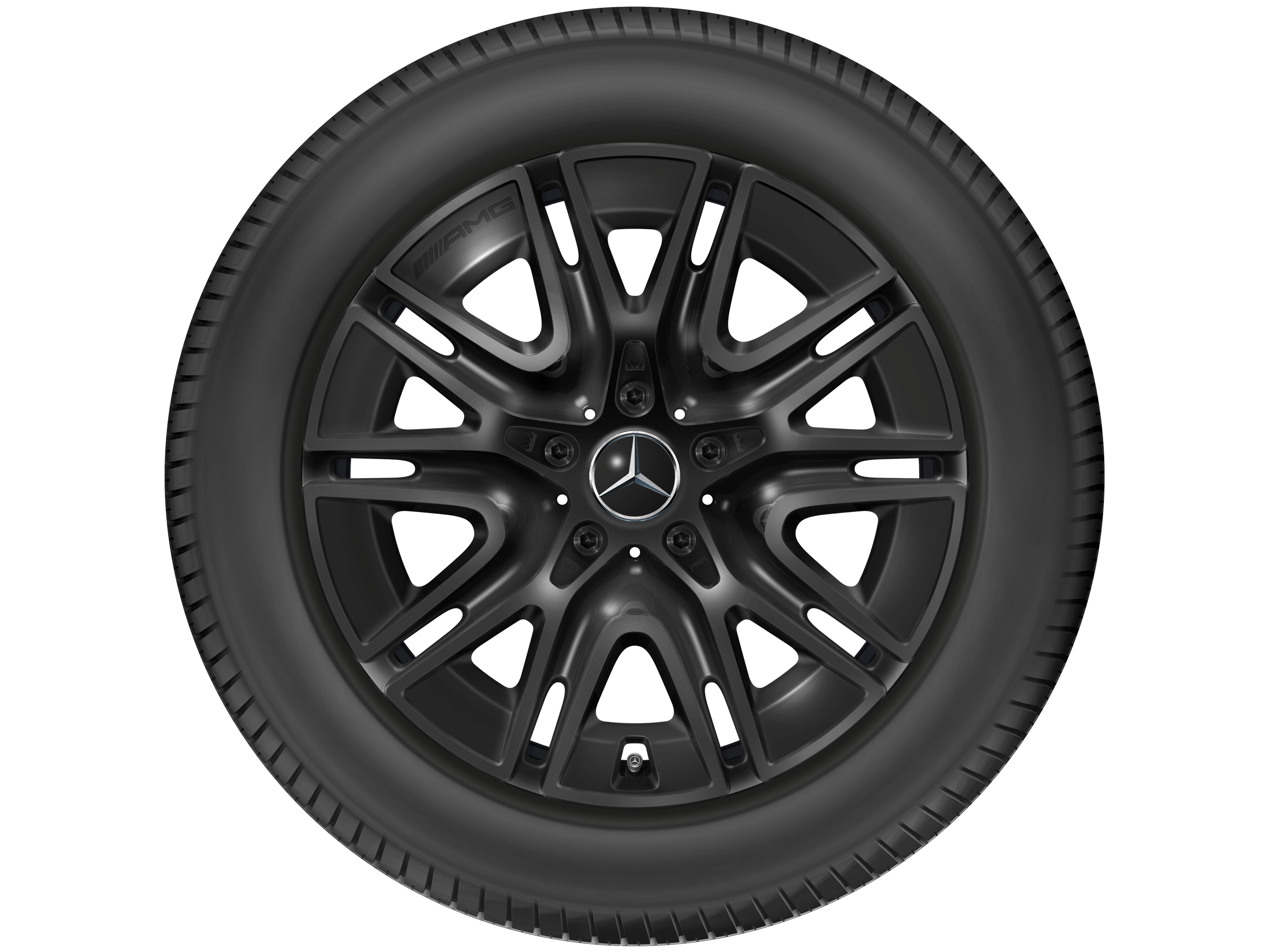 AMG 10-Speichen-Rad, 50,8 cm (20 Zoll) - 8,5 J x 20 ET 32,2, schwarz, glänzend