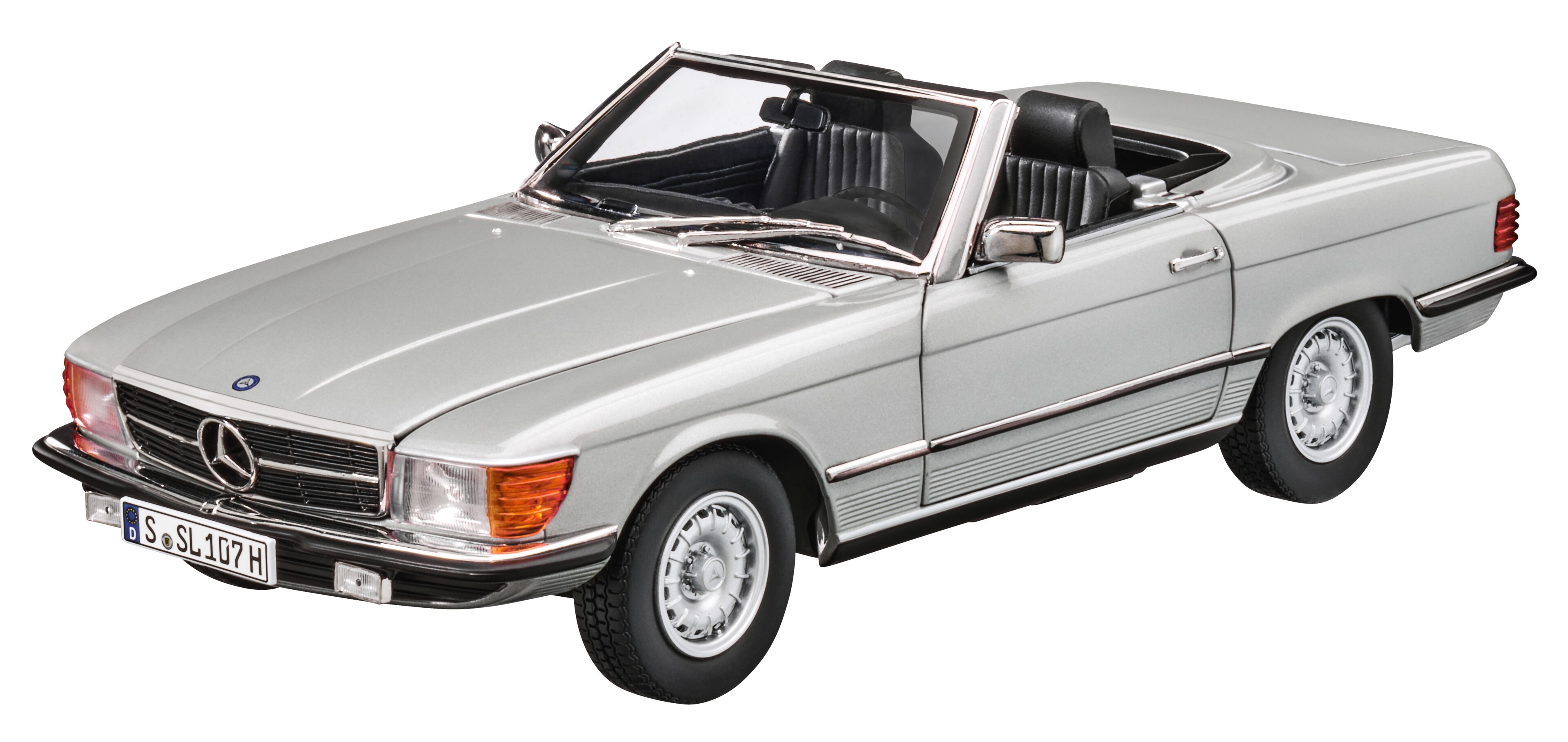 450 SL R107 (1985-1989) - astralsilber, Norev, 1:18