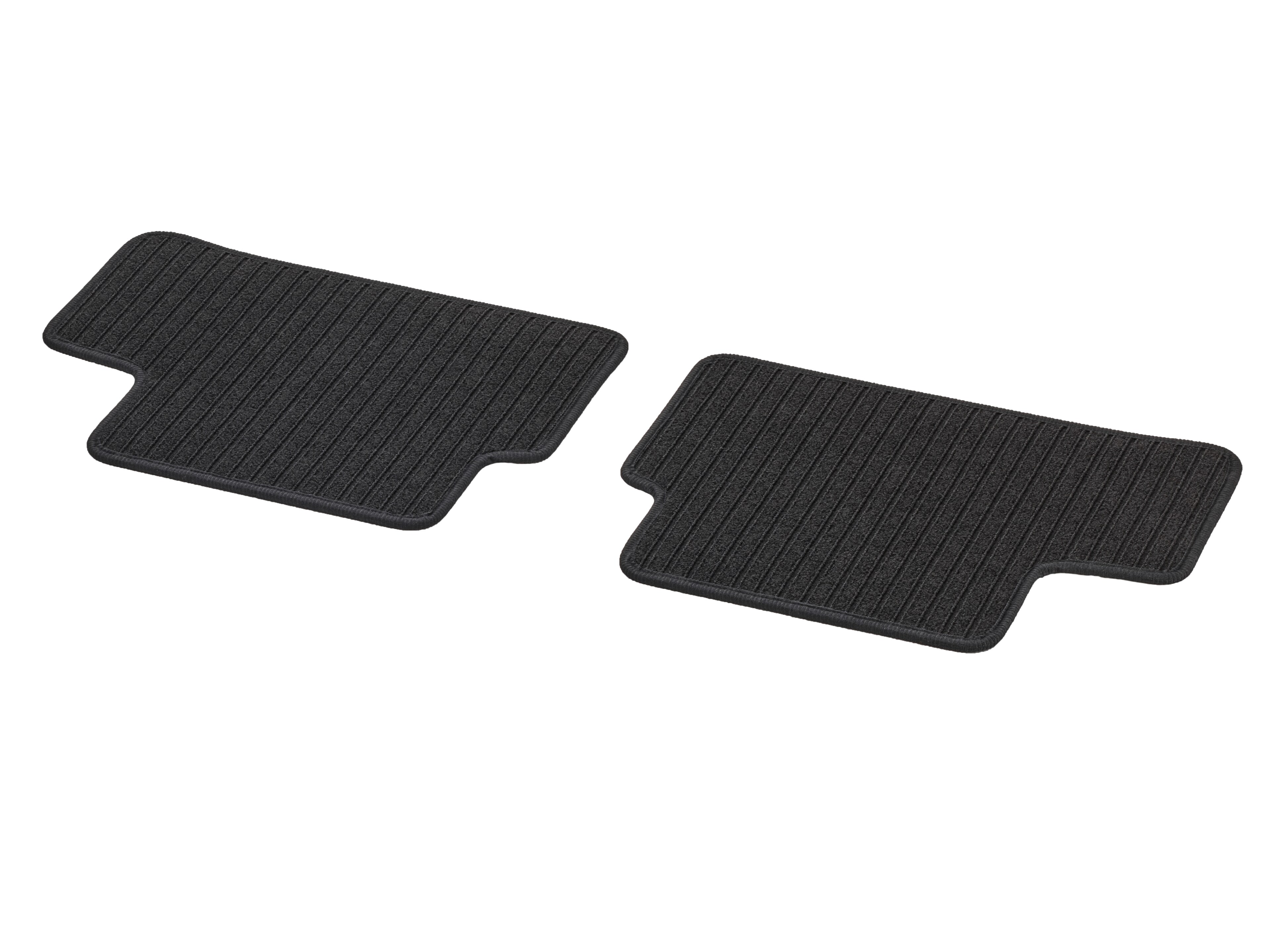 Tapis en reps CLASSIC, Arrière, 2 pièces - LL/RL, noir