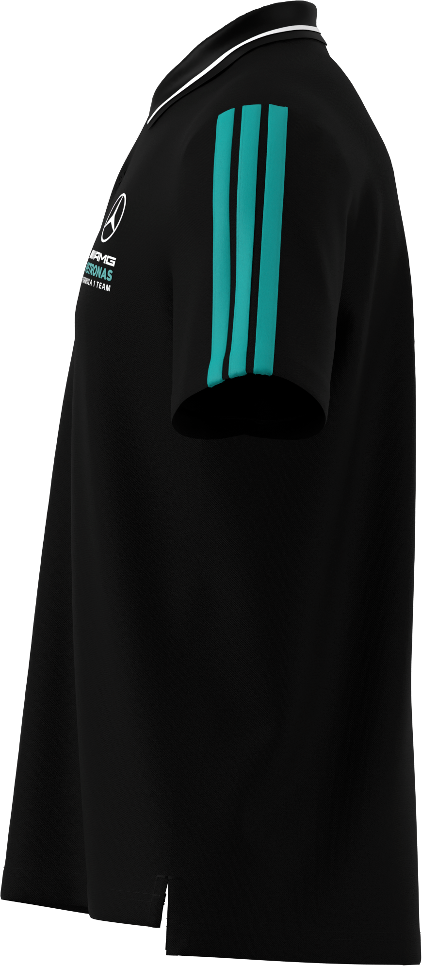 Poloshirt Herren, Mercedes-AMG F1 - schwarz, XXL
