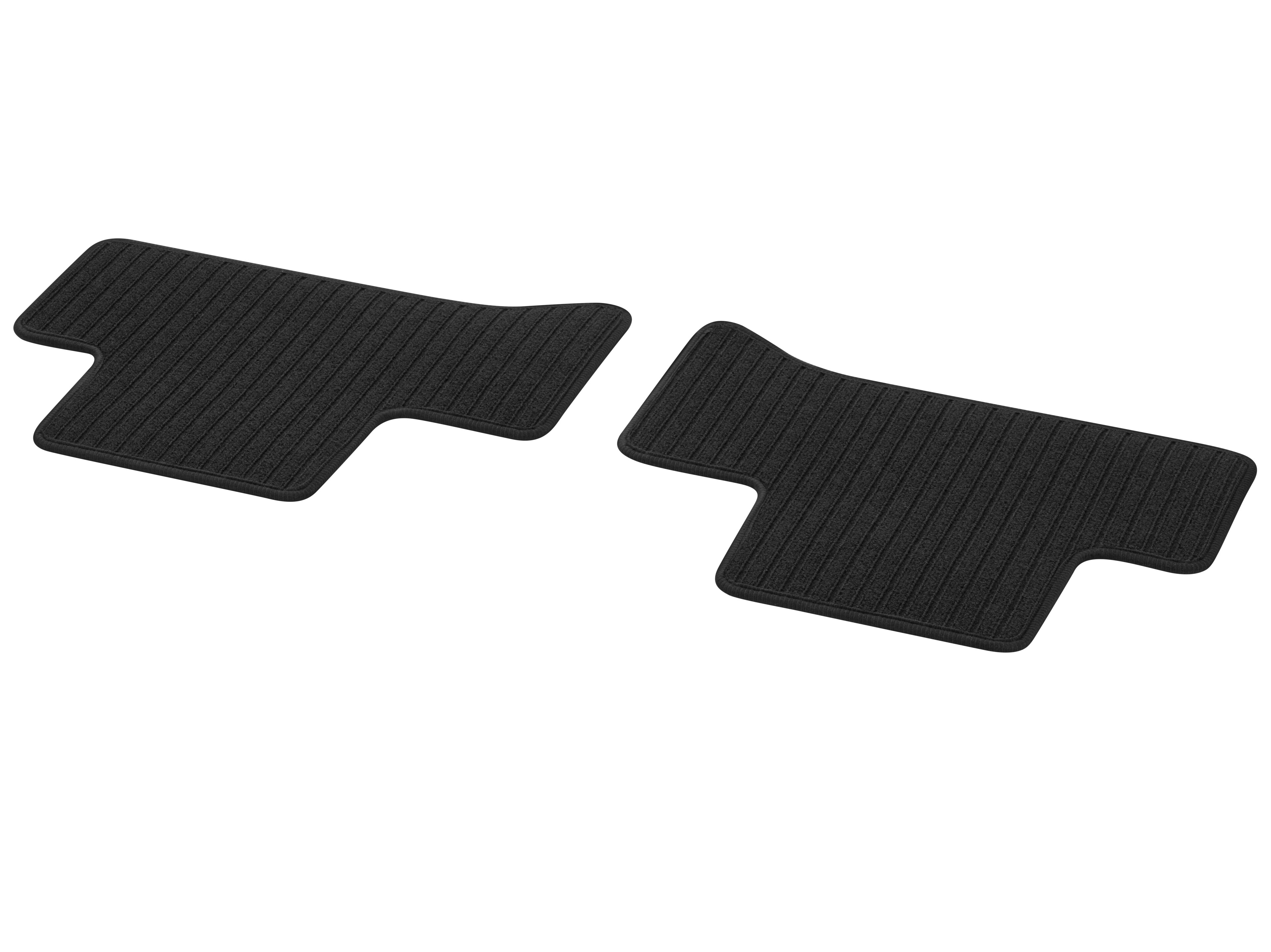 Tapis en reps CLASSIC, Arrière, 2 pièces - LL/RL, noir