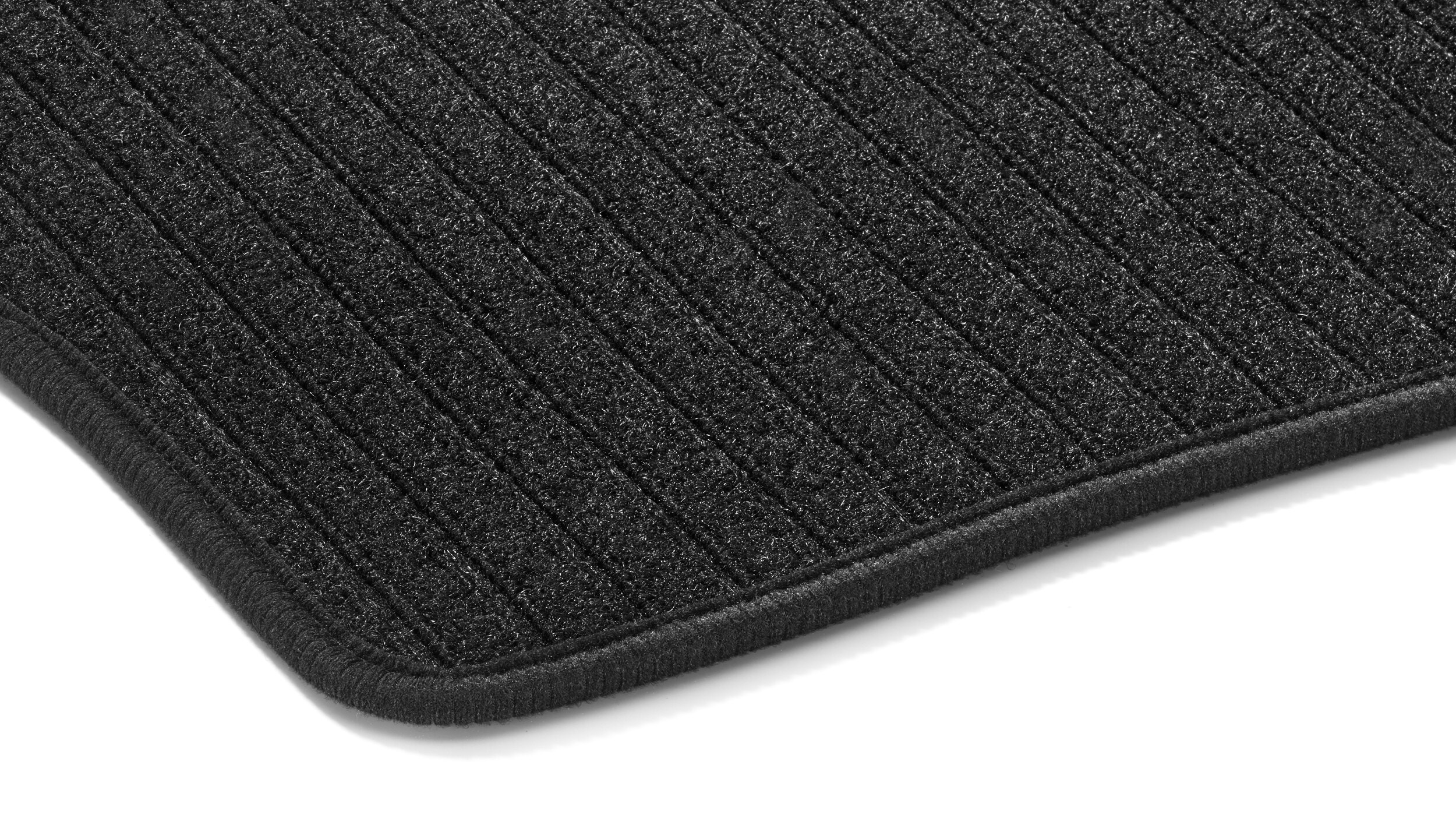 Ripsmatten, CLASSIC, 3. Sitzreihe, 2-teilig - LL/RL, schwarz