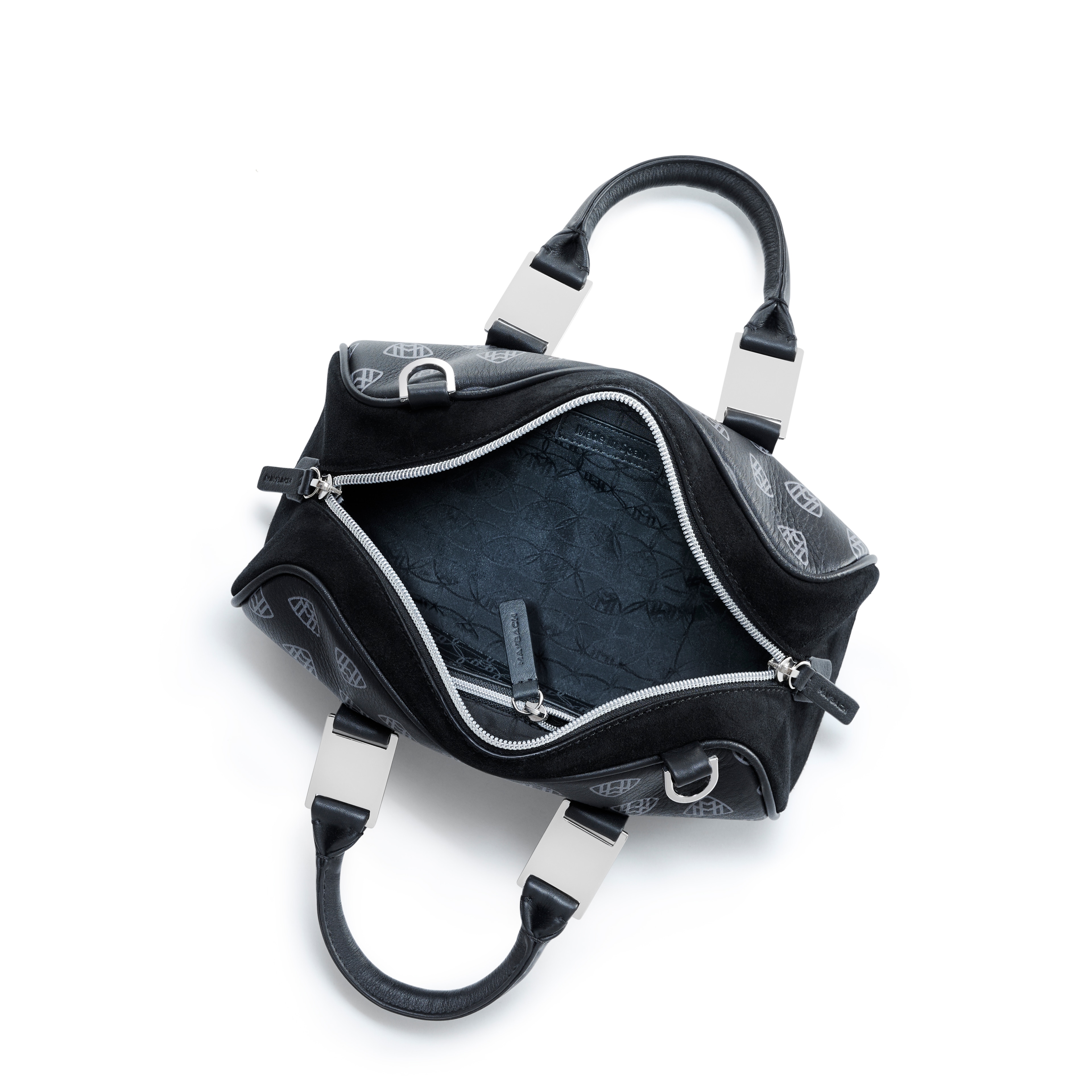 Handtasche Damen, Mercedes-Maybach - schwarz, Leder