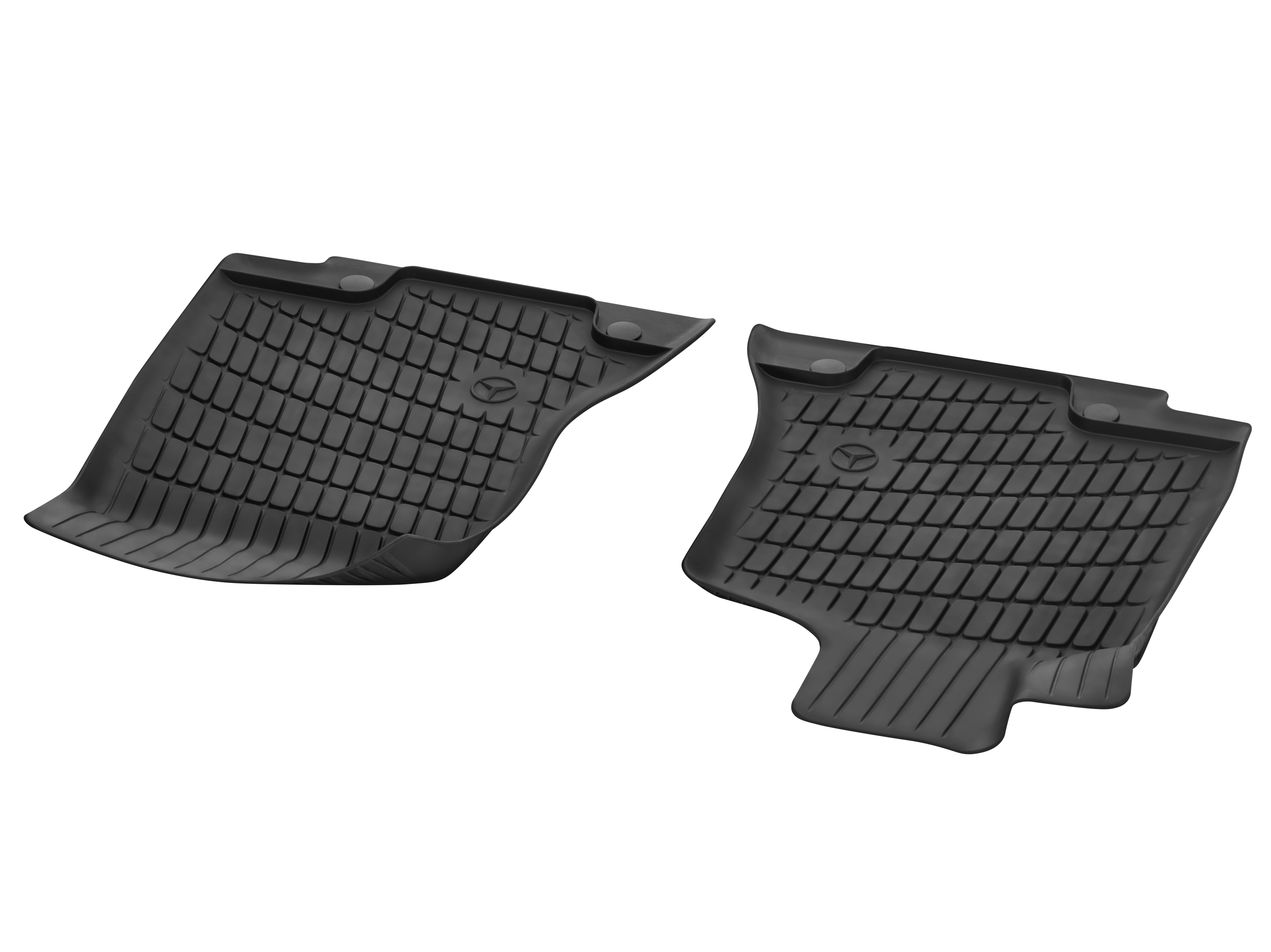 Allwettermatten, Dynamic Squares, Fahrer-/Beifahrermatte, 2-teilig - LL, schwarz
